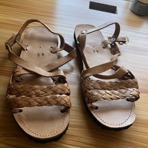 Genuine Leather hand made sandals from El Salvador